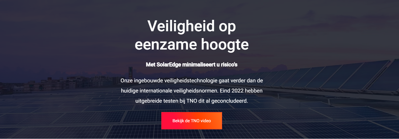 Tno Onderzoek Bevestigt Dat Solaredge Industrienormen Overstijgt Natec Wholesaler And